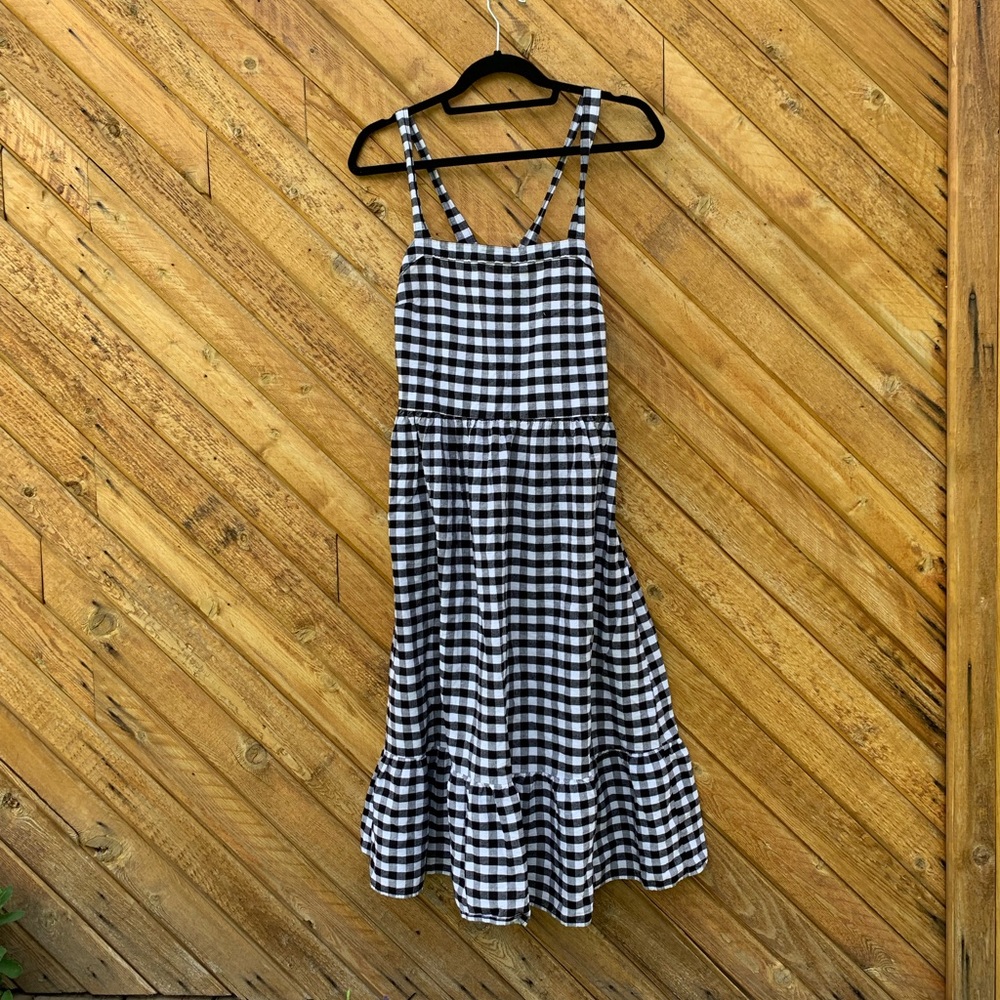 Black & White gingham sundress